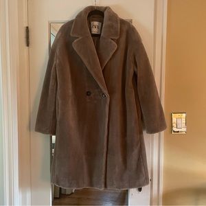 Zara Faux Fur Teddy Coat